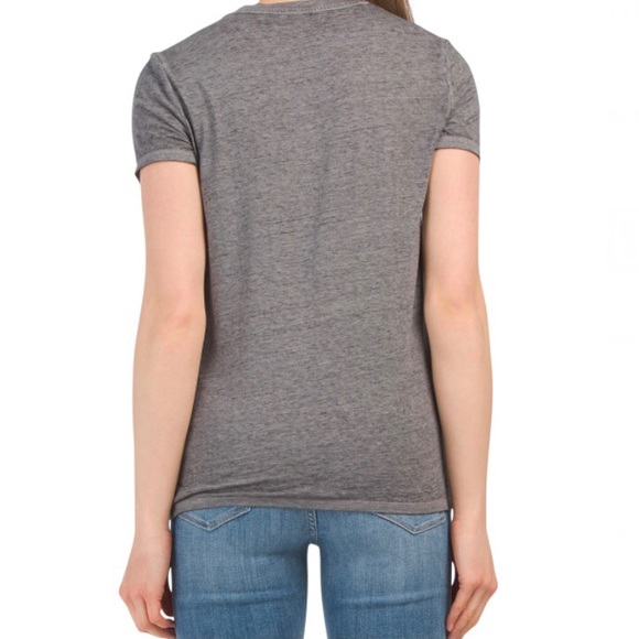 LUCKY BRAND T-Shirt Three Hearts Tee Grey - Picture 7 of 10